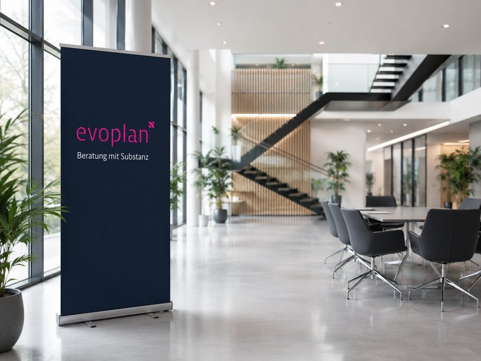 Atrium mit evoplan Roll-up